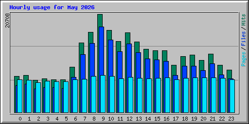 Hourly usage for May 2026